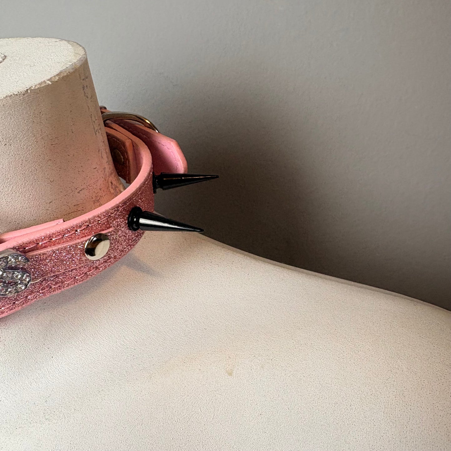 Chocker rosa con scritta “princess”