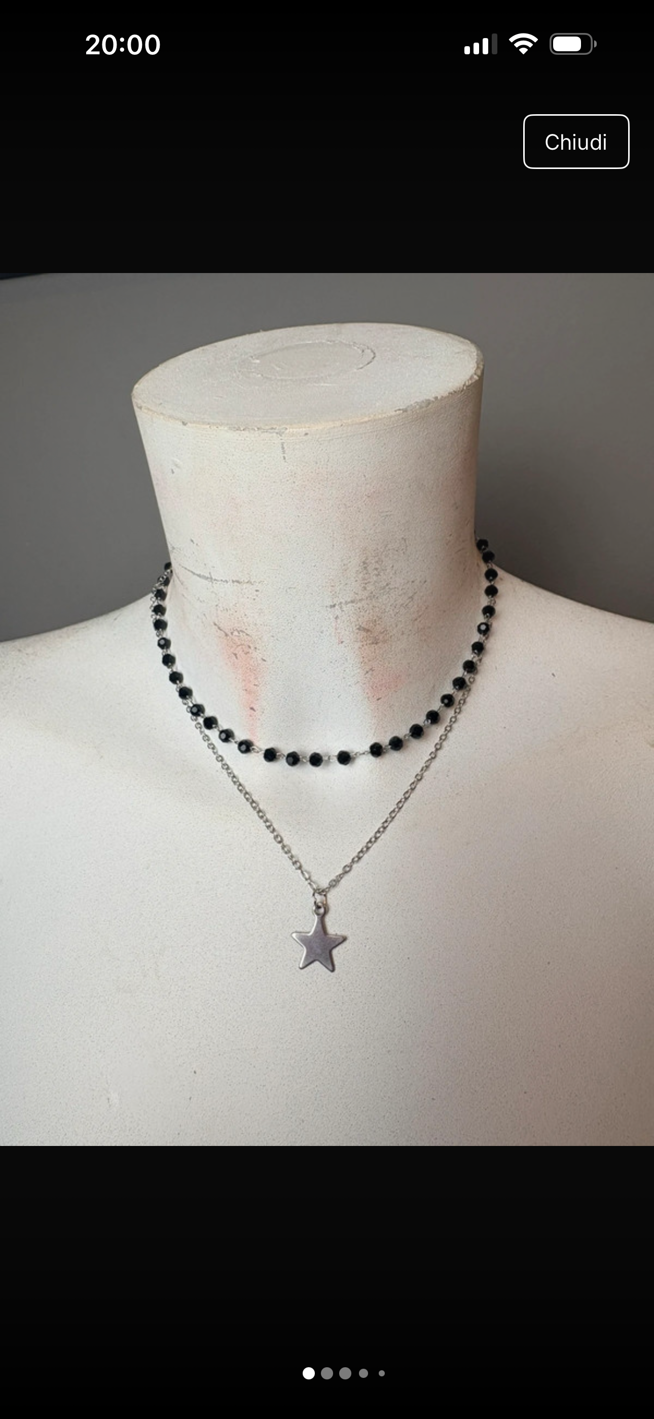 Collana con stellina