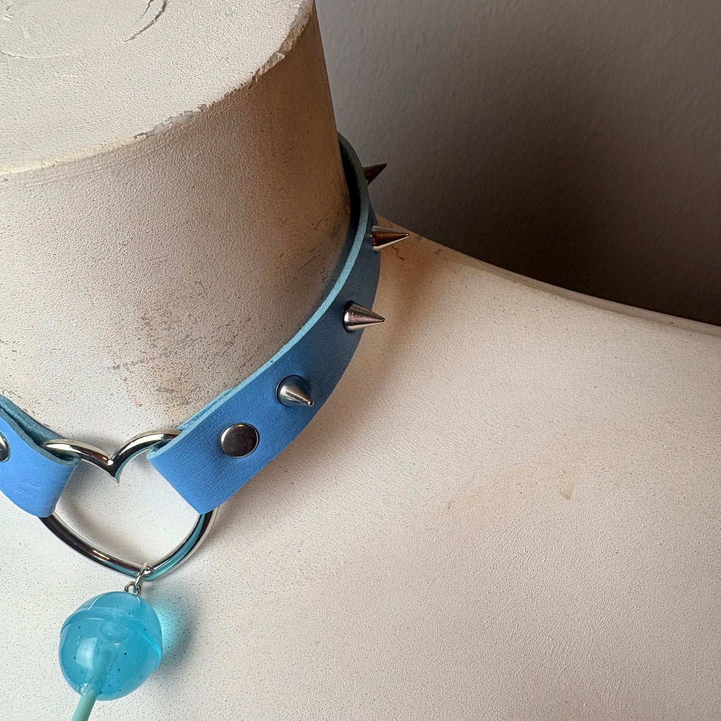 Chocker lollypop azzurro