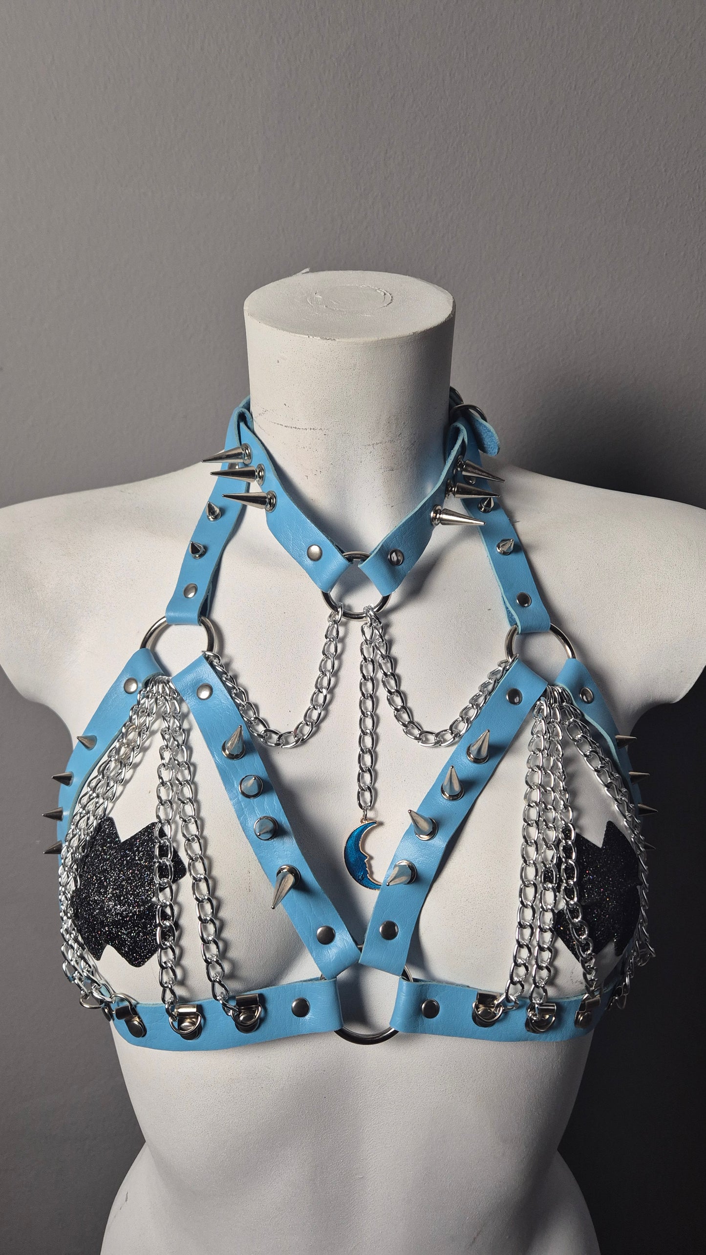 Harness azzurro
