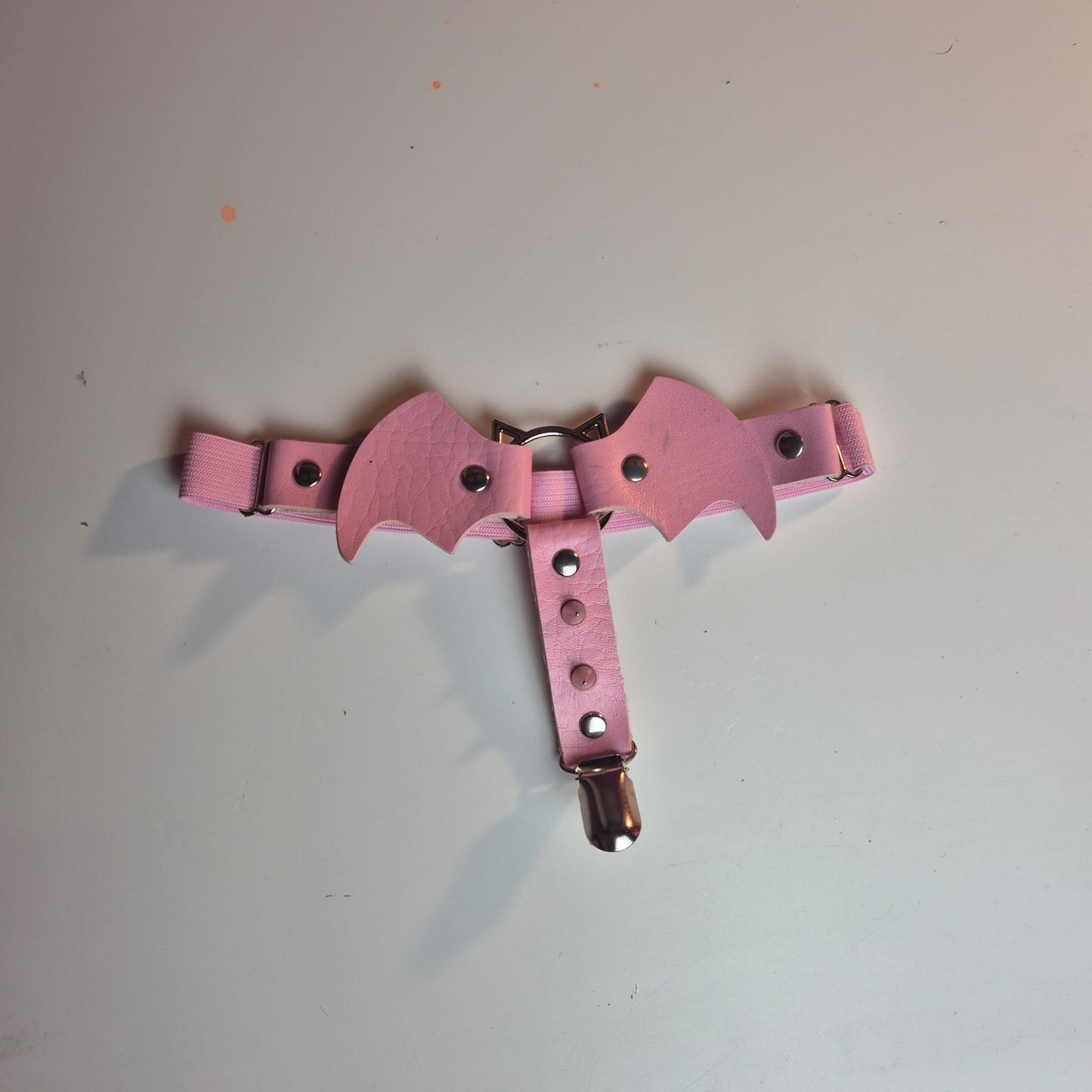 Coppia di Reggicalze rosa