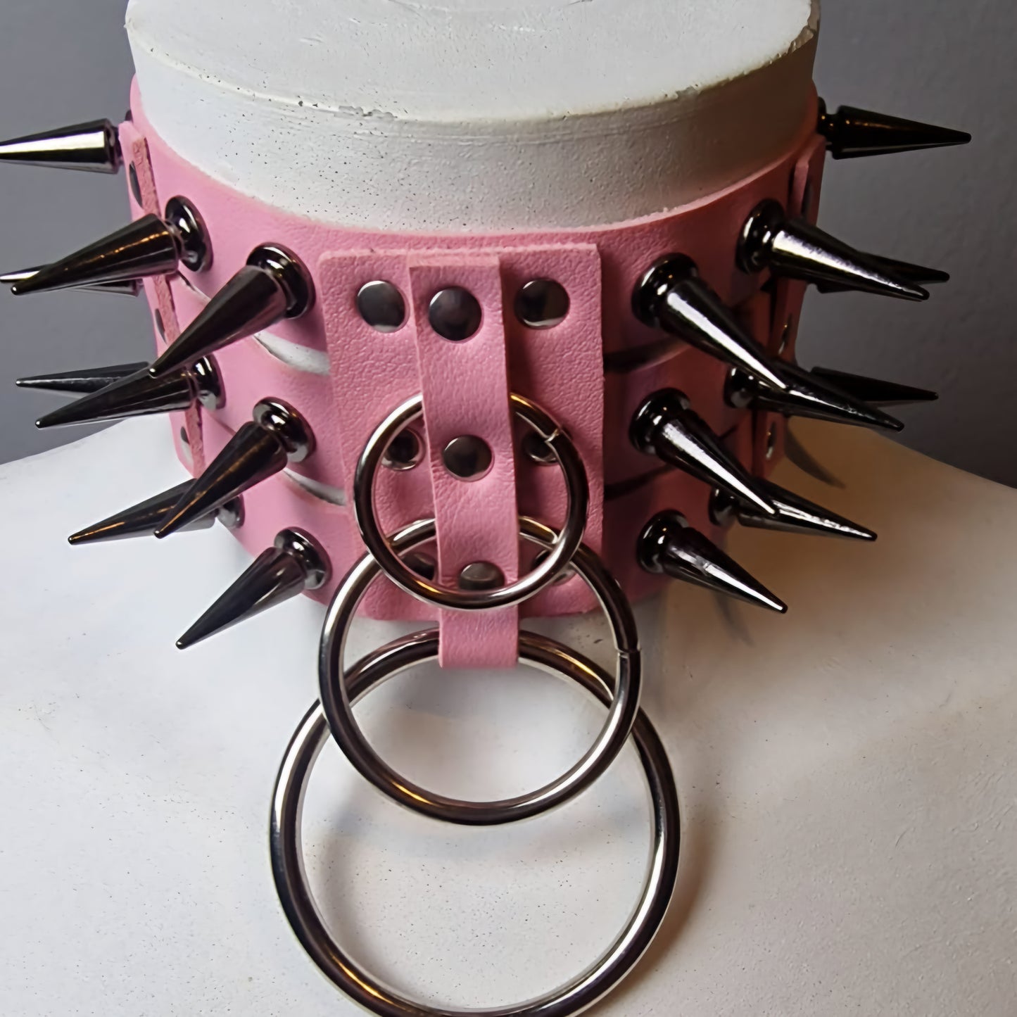 Chocker rosa extreme triplo giro