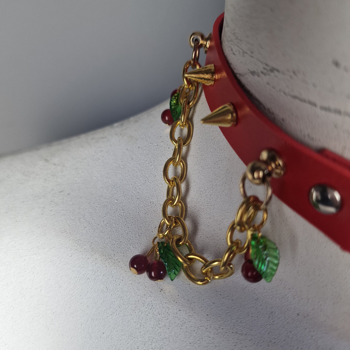 Chocker con ciondoli di ciliegie🍒