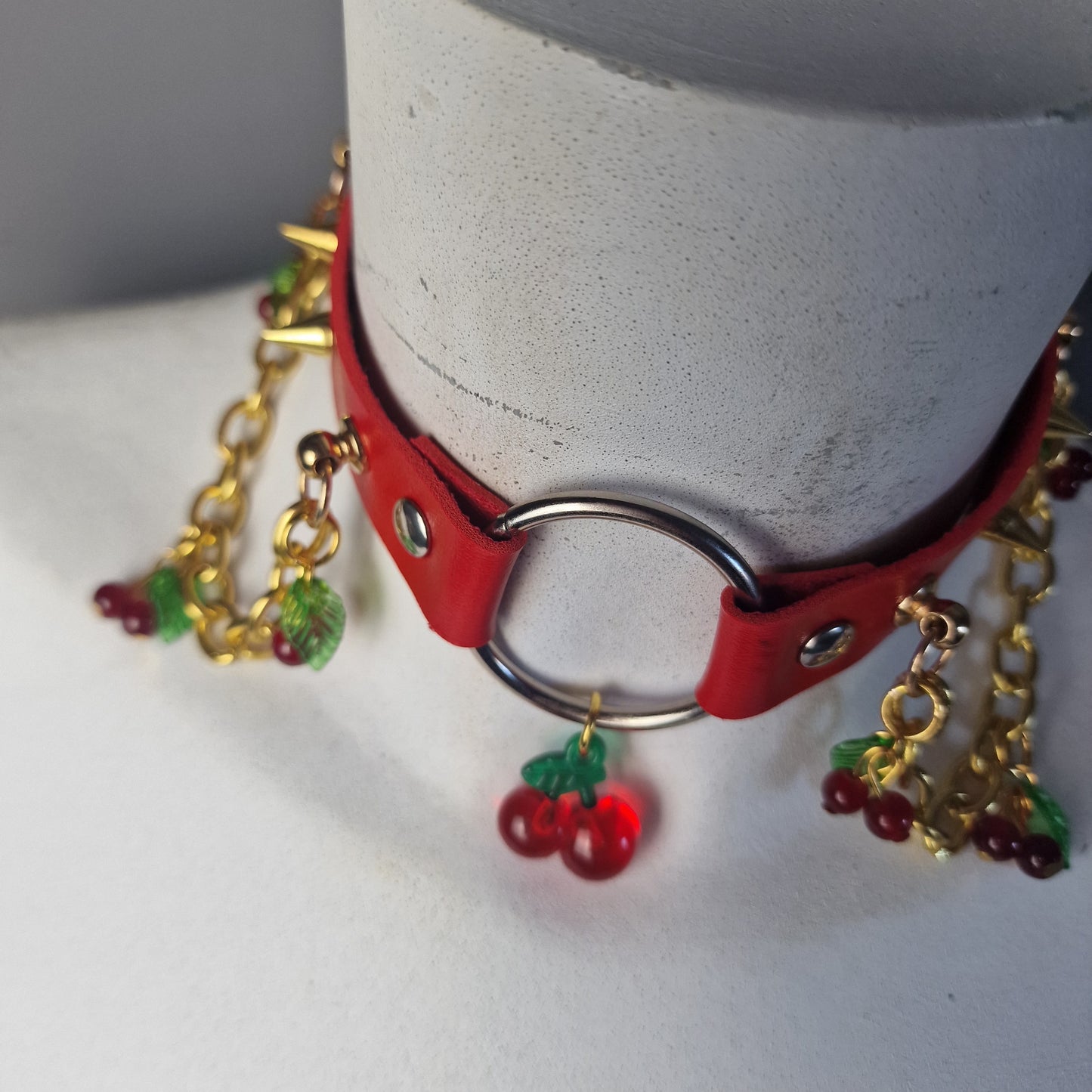 Chocker con ciondoli di ciliegie🍒