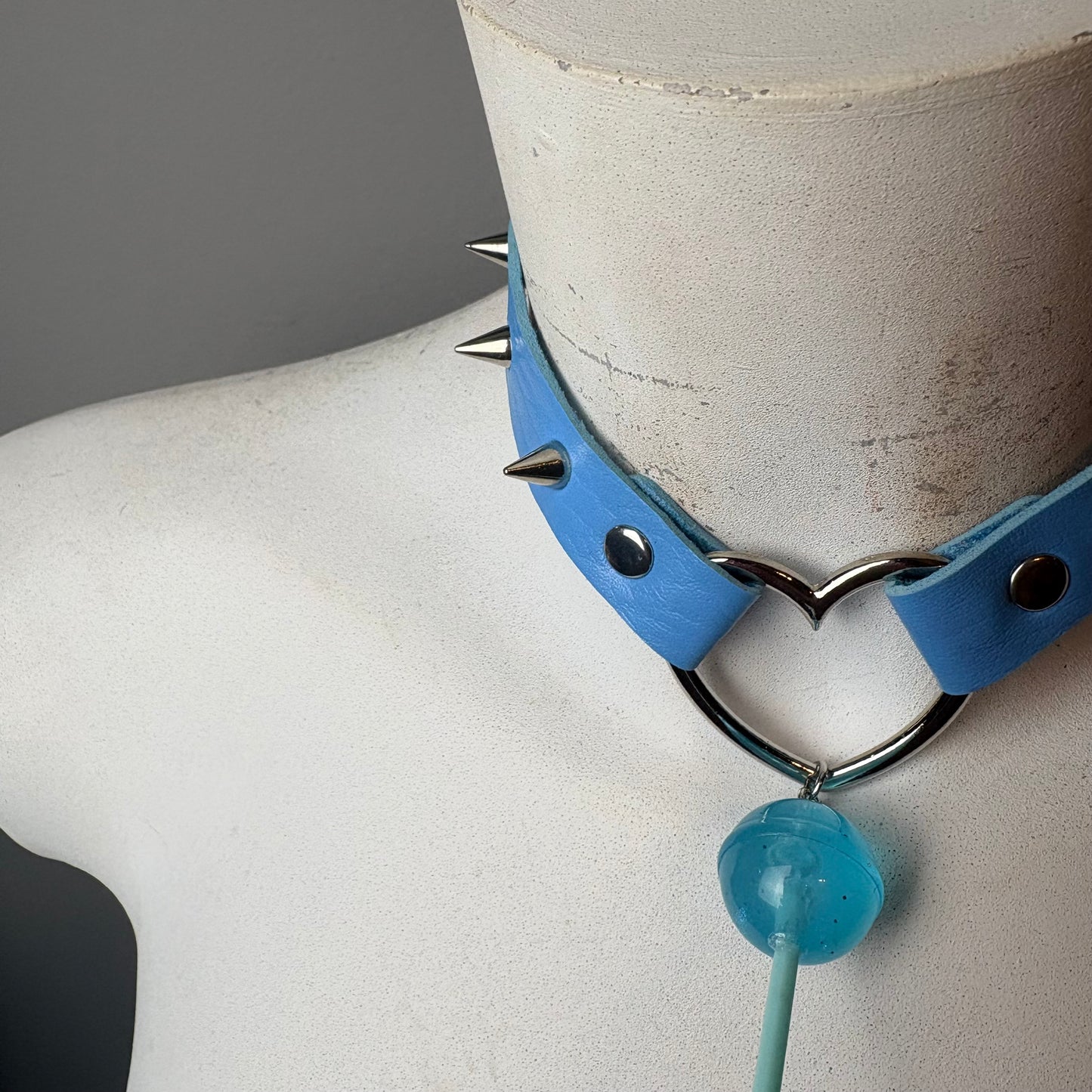 Chocker lollypop azzurro