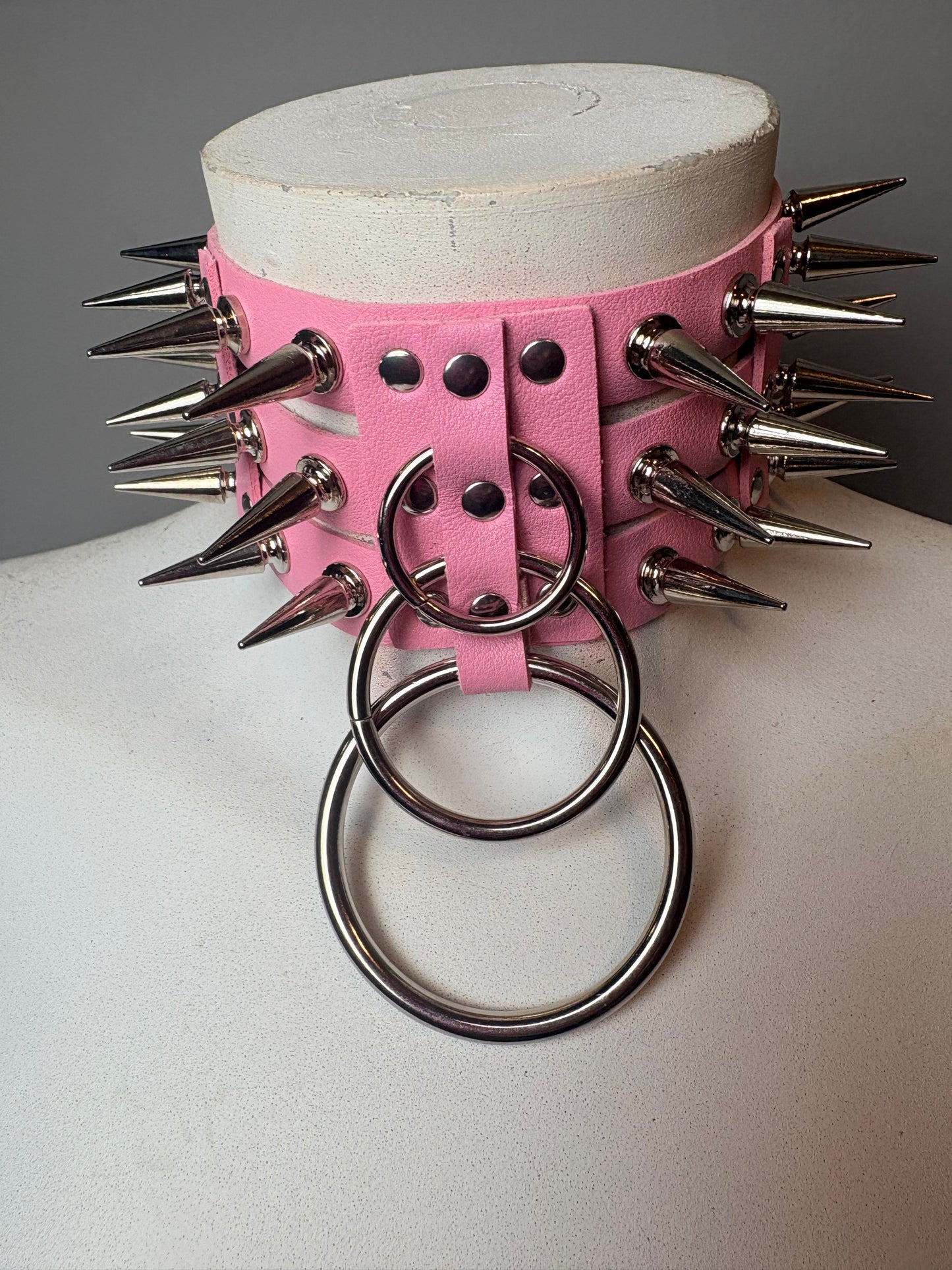 Chocker rosa extreme triplo giro