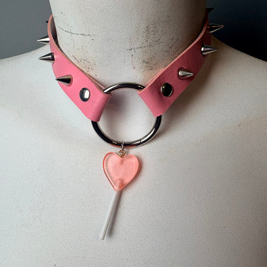 Chocker largo con Lollypop cuore