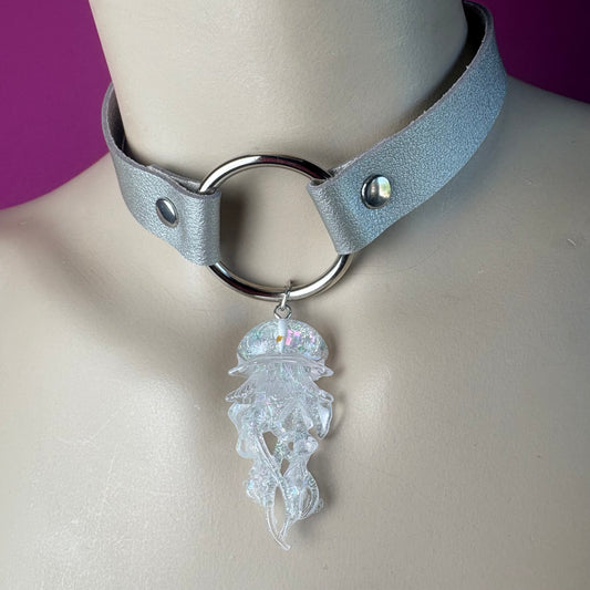 Chocker argento con ciondolo di medusa