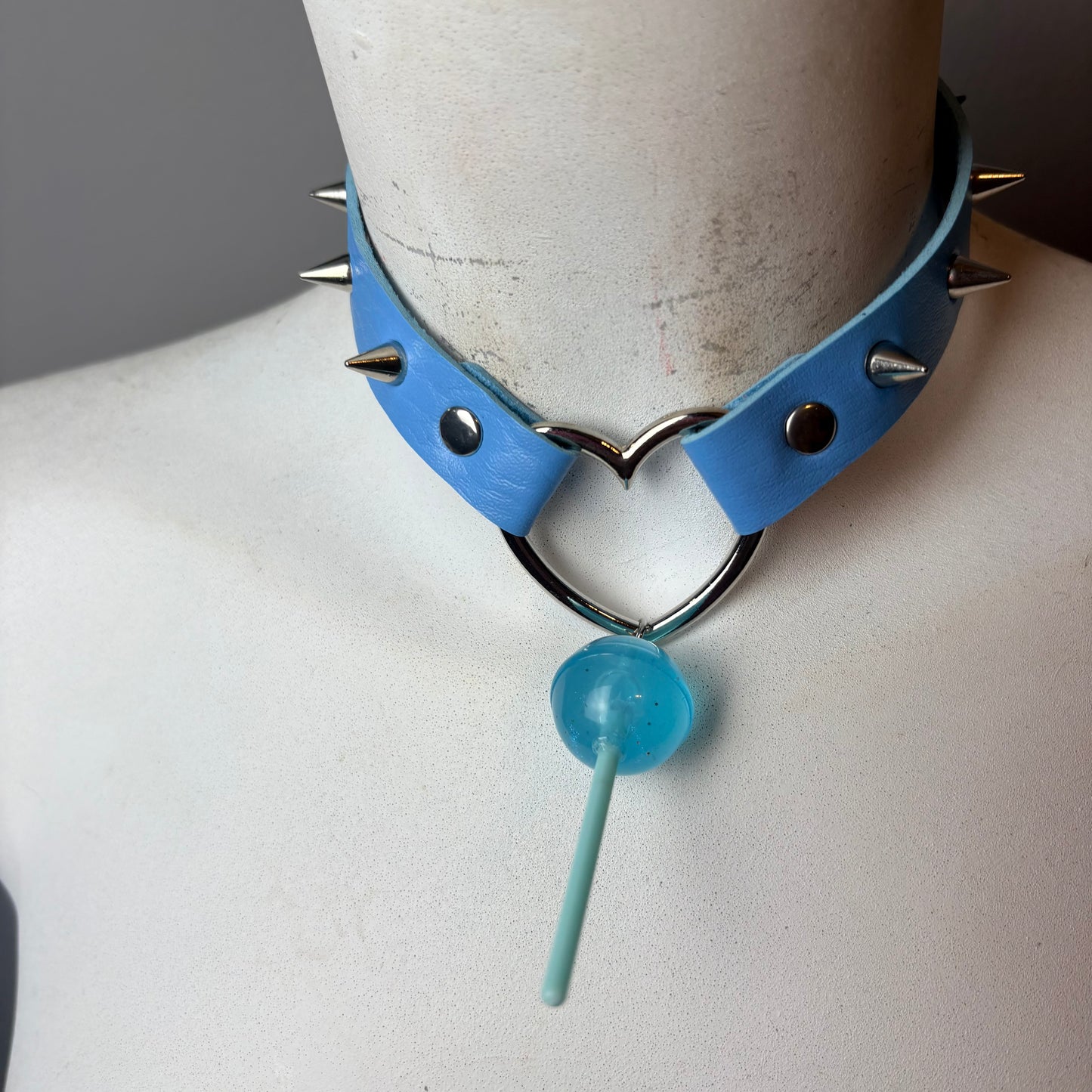 Chocker lollypop azzurro