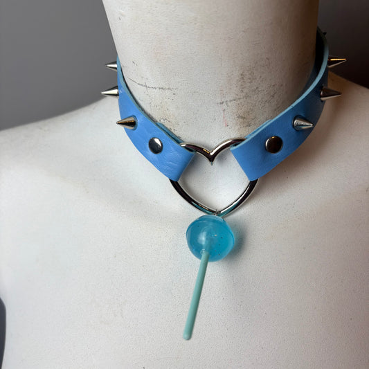 Chocker lollypop azzurro