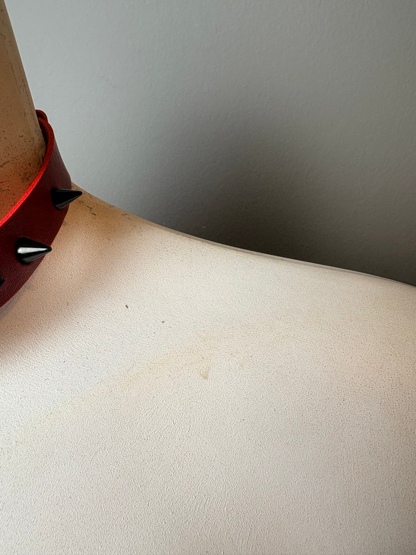 Chocker + guinzaglio con scritta