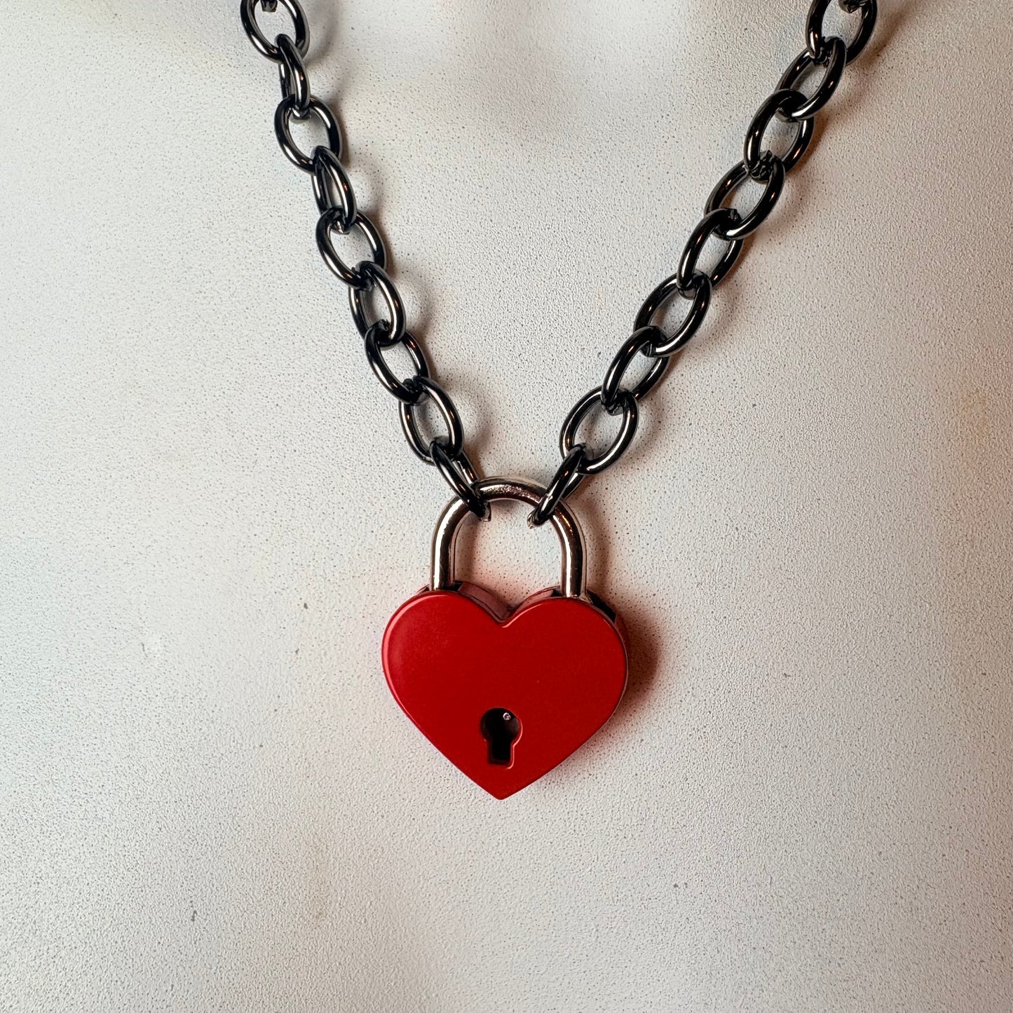 Chocker con lucchetto e collare
