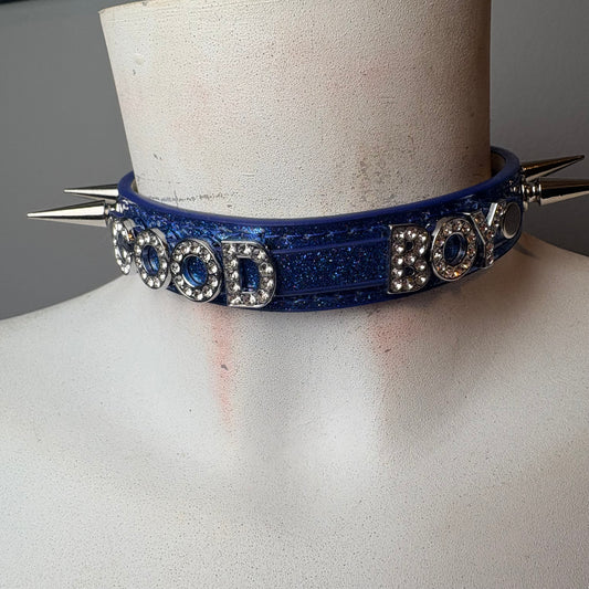 Chocker con scritta “good boy”