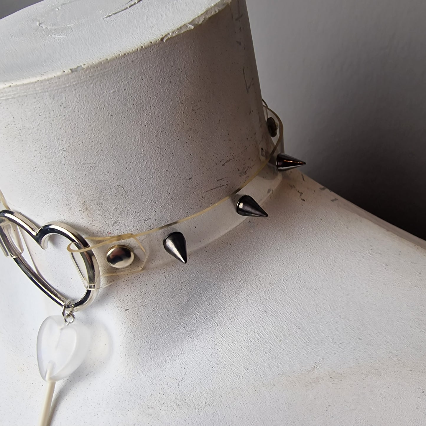 Chocker trasparente con lecca lecca