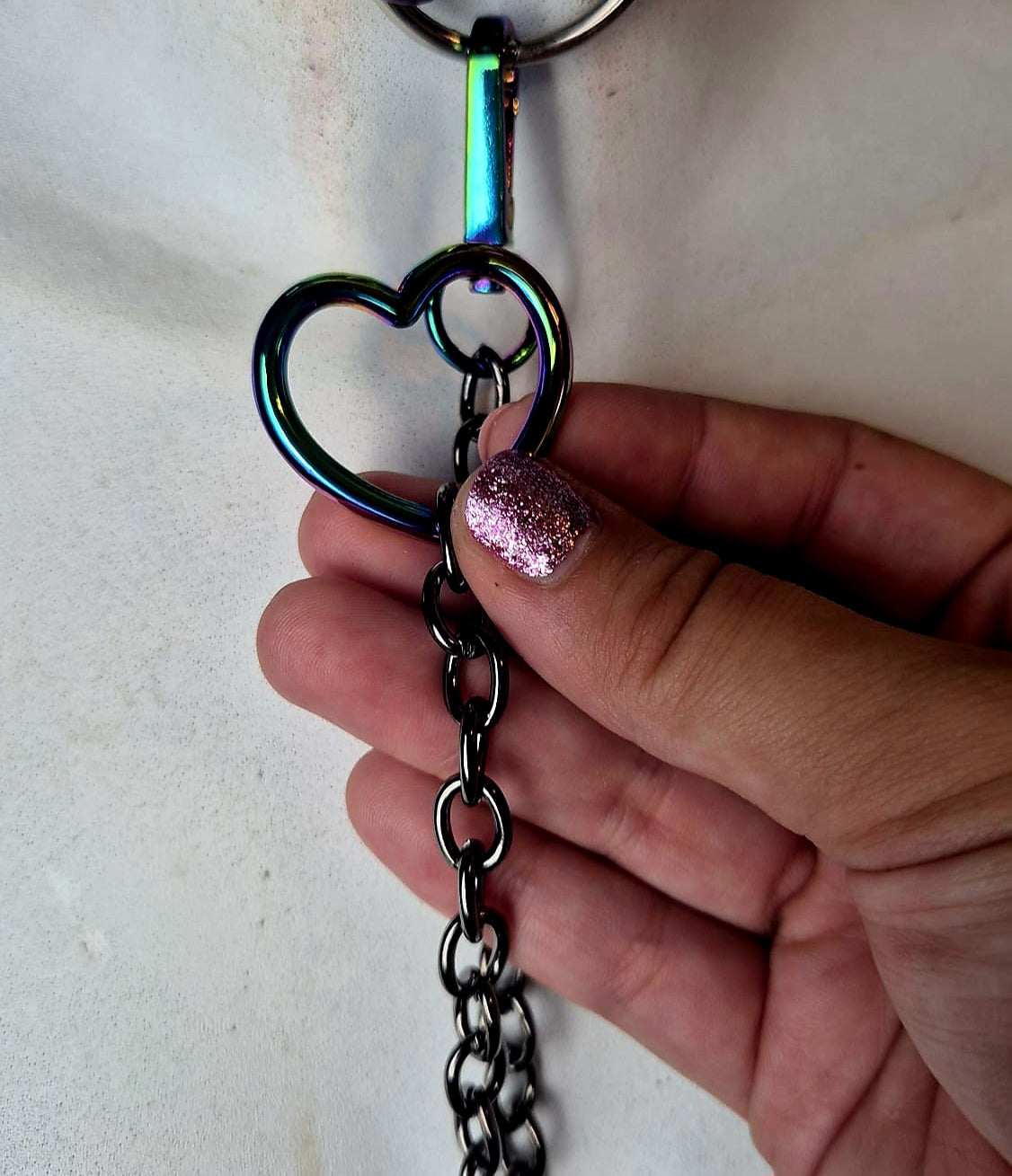 Guinzaglio con cuore olografico
