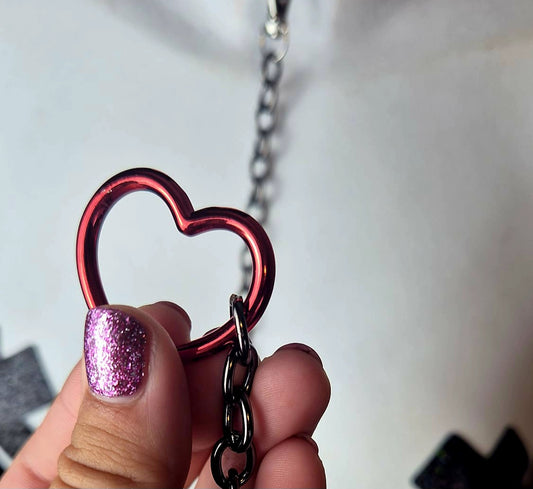 Guinzaglio con cuore rosso