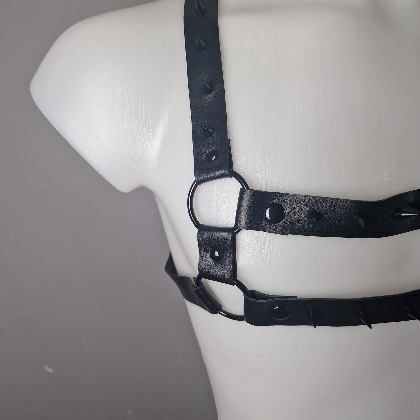 Harness maschile total black